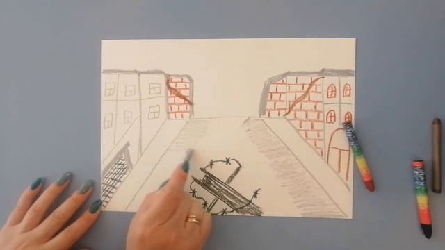 Поэтапное рисование "Воздушная тревога", воспитатель: Латыпова М.С. смотреть онлайн