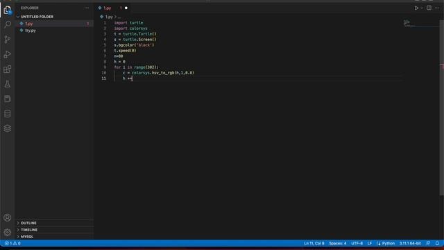 Python program to make flower || Python programming to make flower using just 17 lines of code || смотреть онлайн