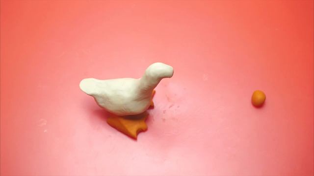 Веселый пластилин.Гусь./Cheerful Plasticine.Goose.
