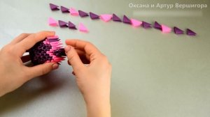 Волшебное яйцо из бумаги на Пасху ♡ Модульное оригами