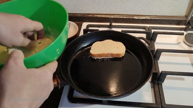 Сладкие гренки из белого хлеба смотреть онлайн