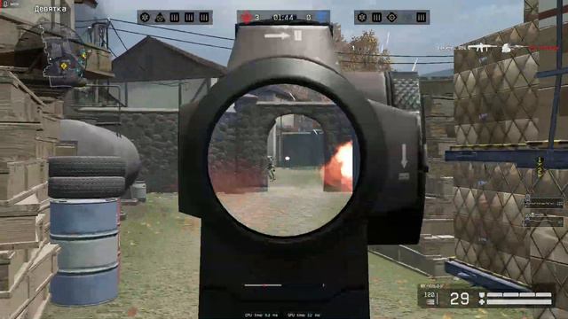 Warface, Рейтинговый Матч, 20 лига, карта Мосты, Штурмовик АКА АЛЬФА. СКИН ПУСТЫНЯ. смотреть онлайн