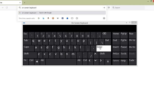 On screen keyboard Windows 10/8/7 || Virtual Keyboard ||How to enable or disable on screen keyboard смотреть онлайн