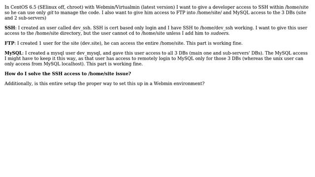 DevOps & SysAdmins: How to give developer shell access to use GIT and manage code, nothing else? смотреть онлайн