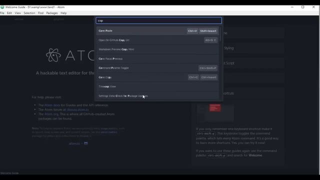 Знакомство с Atom - #1 - Первое знакомство. Установка. смотреть онлайн