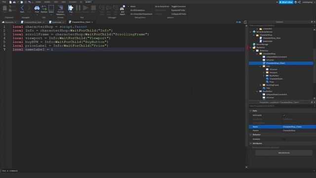 How to make a Character Shop in ROBLOX STUDIO | Part 1 смотреть онлайн