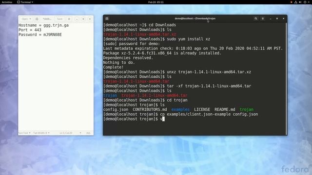 Trojan-GFW on a Linux Client смотреть онлайн