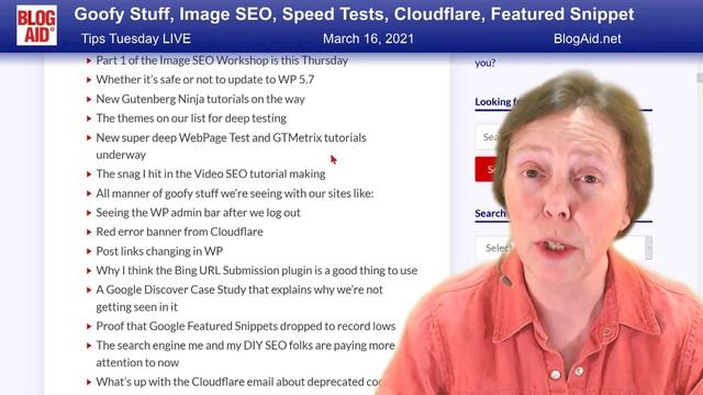 Image SEO, Speed Tests, Featured Snippets, Cloudflare and GSC Warnings - Tips Tuesday LIVE смотреть онлайн
