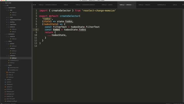 Learn Redux Quickly #12 - Selectors смотреть онлайн