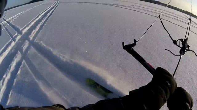 Кайтинг на Пестовском водохранилище 30 12 2014 смотреть онлайн