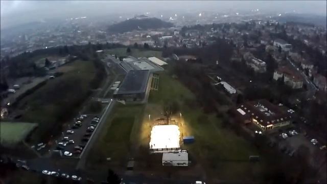 Brno, Czech Republic from above with a DJI Phantom FC40 смотреть онлайн
