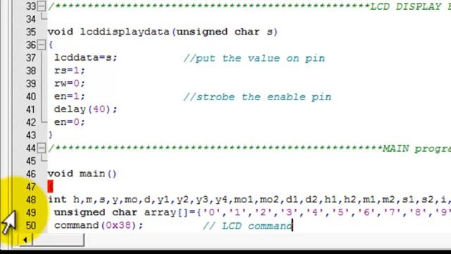 TISHITU Part 1/3 Of 8051 Microcontrolled Digital LCD Clock Proteus Simulation