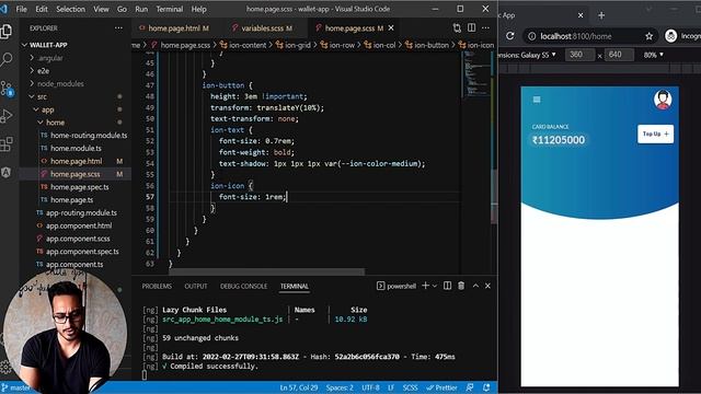 Ionic 6 Wallet app | Finance app - UI (with dynamic content) смотреть онлайн