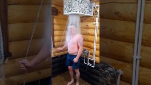 Обливное устройство КАСКАД от ИзиСтим в реальной бане