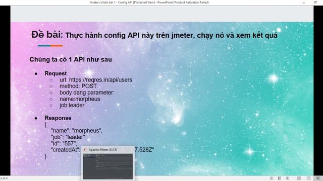 Jmeter Automation Testing 1 - Config an API смотреть онлайн