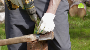 Как усовершенствовать колун. Как правильно заточить колун. Укрепляем топорище колуна. Починка колуна