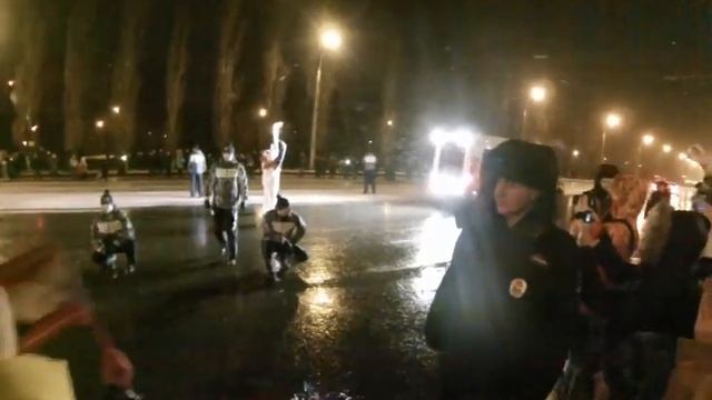 Олимпийский огонь в Липецке смотреть онлайн