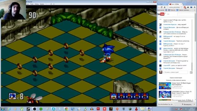 Sonic 3d Blast. 7 изумрудов. смотреть онлайн