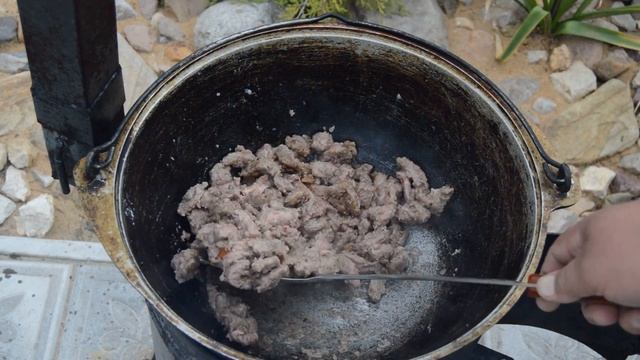 Азу по татарски в казане. Классический рецепт смотреть онлайн