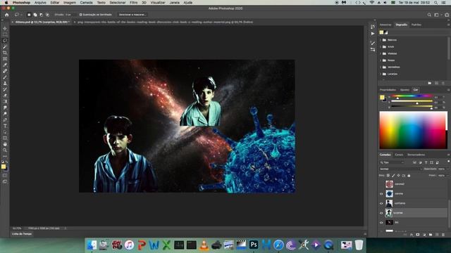Photoshop Revisão - Ferramentas e Atalhos смотреть онлайн