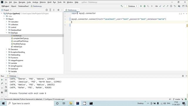 #21. Database Connection in Python смотреть онлайн