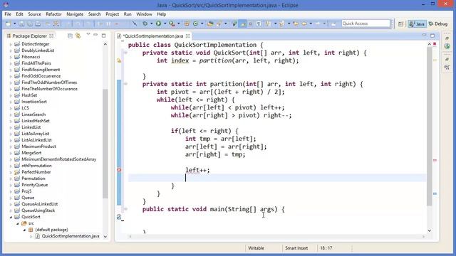 Quick Sort смотреть онлайн