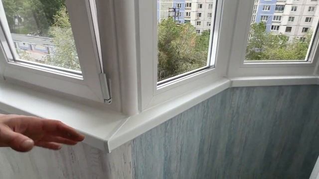 Внутренняя отделка лоджии 90-ой серии в панельном доме. Эркерная лоджия "Бочка". смотреть онлайн