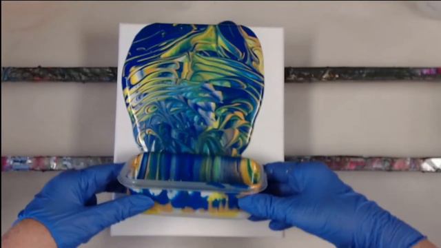 Acrylic Pouring Wave Technique Take 5 | Erika Art Waves | Fluid Art смотреть онлайн