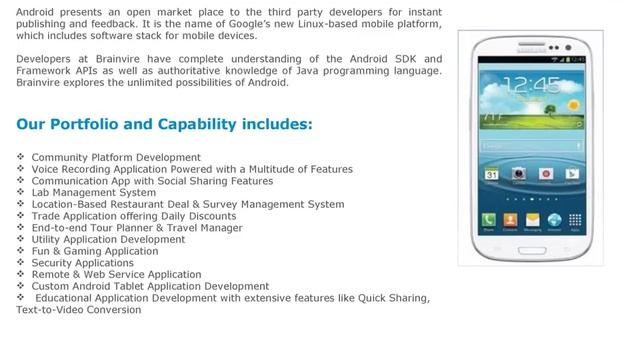 Android Application Development - Brainvire смотреть онлайн