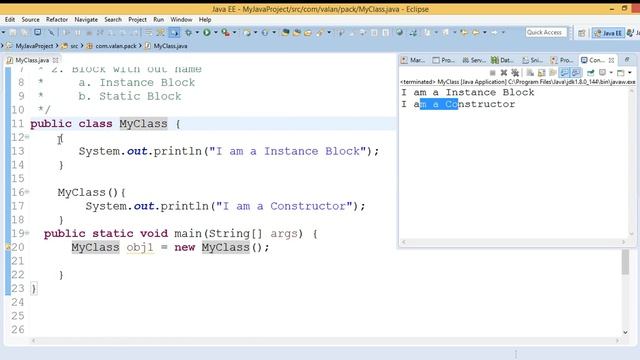 Java Instance Vs Static Block смотреть онлайн