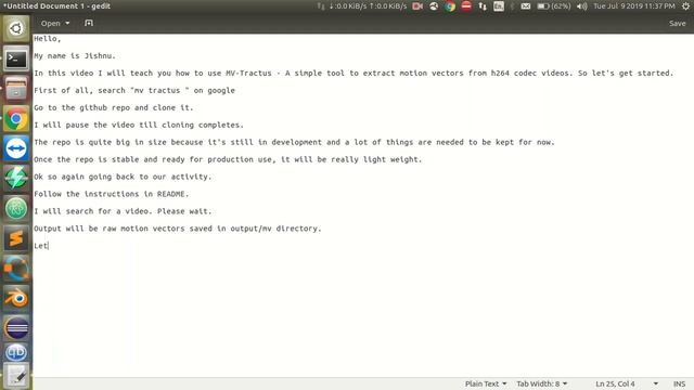 MV-Tractus : A simple tool to extract motion vectors from mpeg videos смотреть онлайн