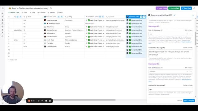How to use Chat GPT in Clay.com смотреть онлайн