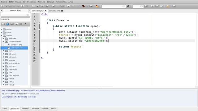 Crear una clase conexión a MySQL con PHP Orientada a Objeto смотреть онлайн