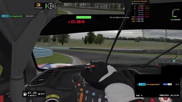 Практика на трассе Watkins Glen-iRacing-Ferrari 488 GTE-IMSA Series смотреть онлайн