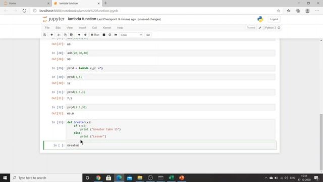 Python Tutorial for Data Analysis - Lambda Function смотреть онлайн