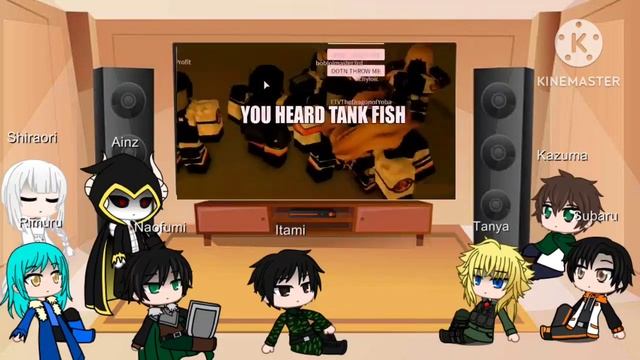 Isekai fandom react to Da hood Tank fish смотреть онлайн