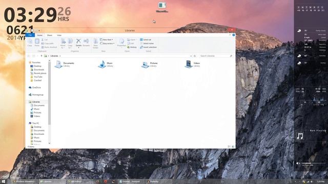 How to get Transparent Borders (Aero) on Windows 8 смотреть онлайн
