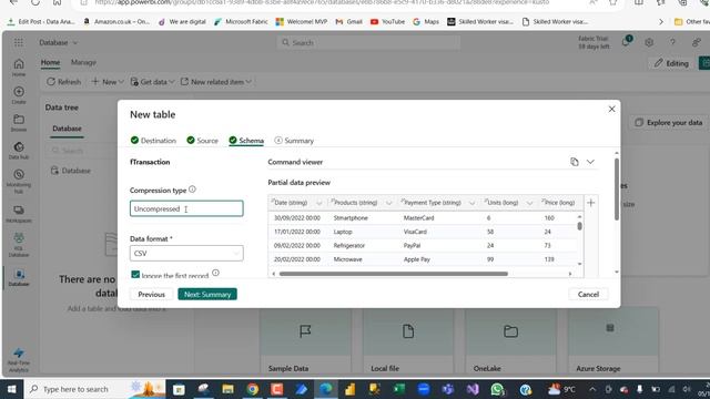 Create Database and Ingest Flat File Data into KQL Table in Microsoft Fabric смотреть онлайн