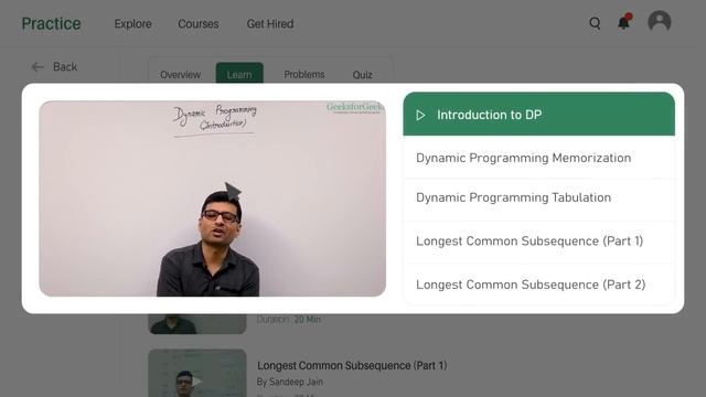 DSA Self Paced Course | GeeksforGeeks смотреть онлайн