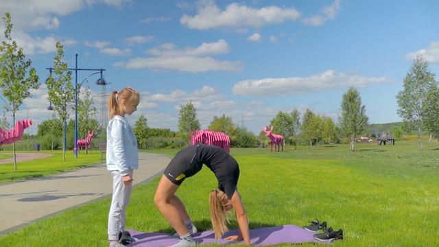 Челлендж Повтори за мной. Элементы художественной гимнастики смотреть онлайн