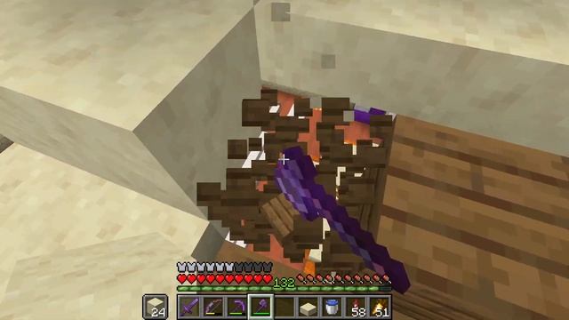 Late-Game Minecraft 1077 :: Cream-Coloured Sandstone Roof смотреть онлайн