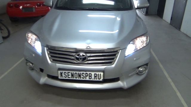 Улучшаем свет TOYOTA RAV4 2010-2012 .BI LED HELLA 3R LED смотреть онлайн
