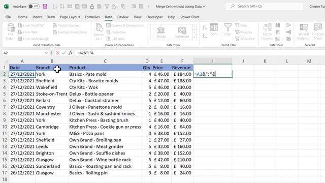 Merge Cells without Losing Data In Excel | Merging Cells Only Keeps the Upper-Left Value смотреть онлайн