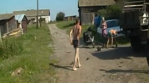 Пьяные Приколы в деревне.Мой муж ездит пьяный на скутаре 2 серия