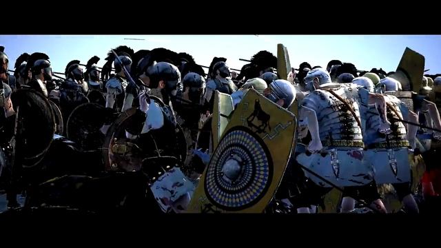 20 000 Легионеров Рима VS 10 000 Мирмидонцев - Cinematic Battle - Total War Rome смотреть онлайн