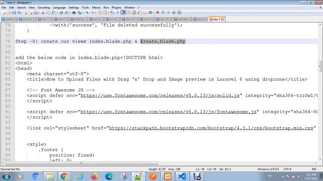 How to Upload Files with Drag 'n' Drop and Image in Laravel 8 using dropzone(2021) смотреть онлайн