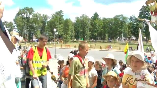 Прибытие пилигримов в Будслав 05.07.2013г смотреть онлайн