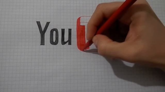 Как нарисовать ЛОГОТИП ЮТУБ#122/How to draw a LOGO YOUTUBE смотреть онлайн