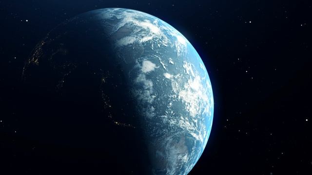 Вид на Землю из космоса