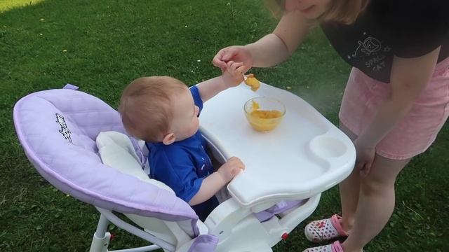 НАШЕ УТРО С МАЛЫШКОЙ И КОТАМИ НА ДАЧЕ! смотреть онлайн